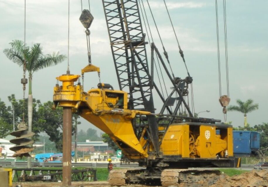 bore pile kendari jasa pondasi bor pile dengan metode dry dan wash strauss pile mini crane di kota kendari dan sekitarnya